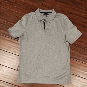 Banana Republic Light Gray Polo Shirt